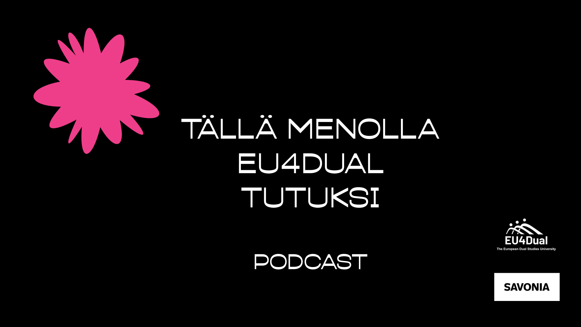 Tällä menolla EU4DUAL tutuksi – kuuntele podcast!