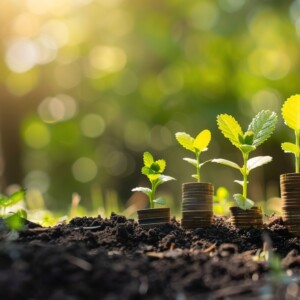 Green finance development is driving global financial markets towards increased interest in green bonds and sustainable investments.-sustainable ,environmental friendly, green business, target emission.