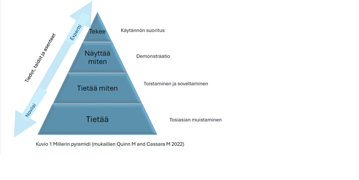 Kuvio 1: Millerin pyramidi.